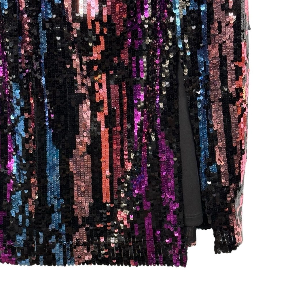 Badgley Mischka Multicolor Sequin Prom Dress - Prom! - Picture 7 of 12